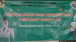 Wujudkan Desa Sehat,Pemdes Ciasihan Gelar Penyuluhan Kesehatan