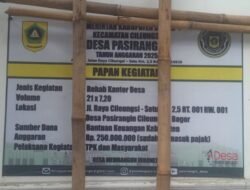 Kepala Desa Pasir Angin Kec Cileungsi  Alergi Terhadap Wartawan Selalu Menghindar Saat Minta Konfirmasi